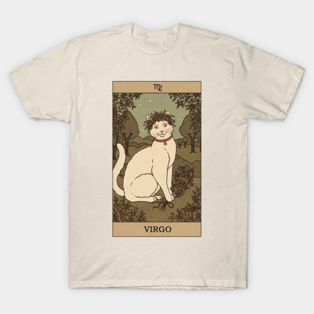 Virgo Cat T-Shirt by thiagocorrea